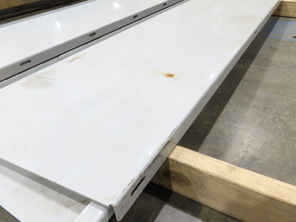 Roach 1096MC Incline Roller Conveyor Side Guard Rail Skirting 18"x 54'
