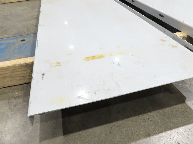 Roach 1096MC Incline Roller Conveyor Side Guard Rail Skirting 18"x 54'
