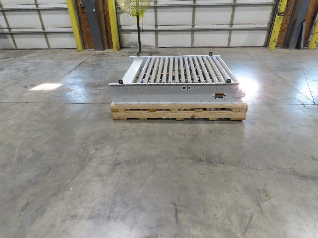 Roach 48"x 5' Modular Powered Roller Conveyor Section 130VDC O-Ring Belt Drive