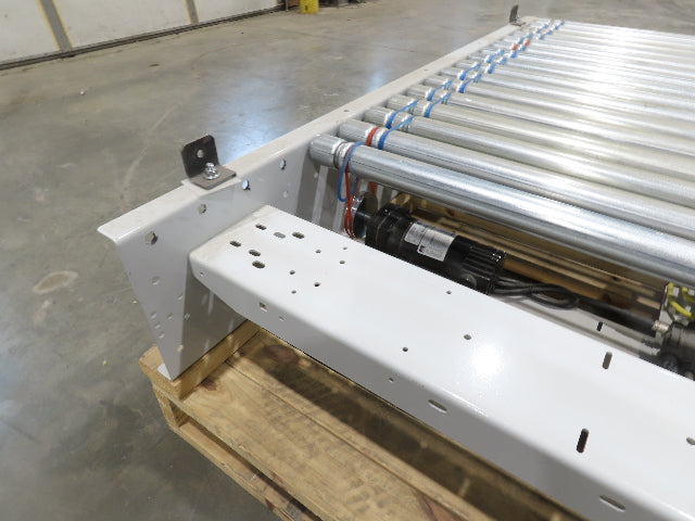 Roach 48"x 5' Modular Powered Roller Conveyor Section 130VDC O-Ring Belt Drive