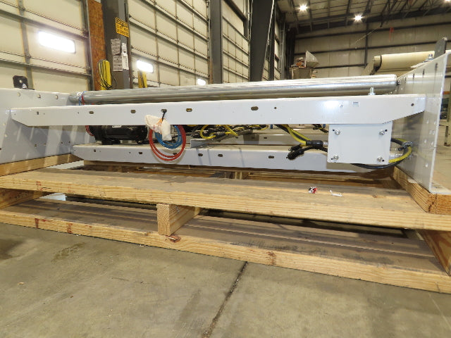 Roach 48"x 5' Modular Powered Roller Conveyor Section 130VDC O-Ring Belt Drive
