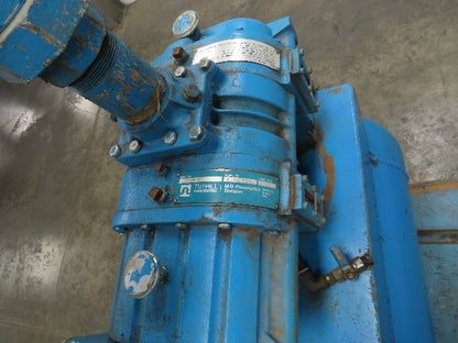 Tuthill 3204-81L3 Vacuum Pump Rotary Lobe Blower 10Hp 230/460V Motor 50 Gal Tank