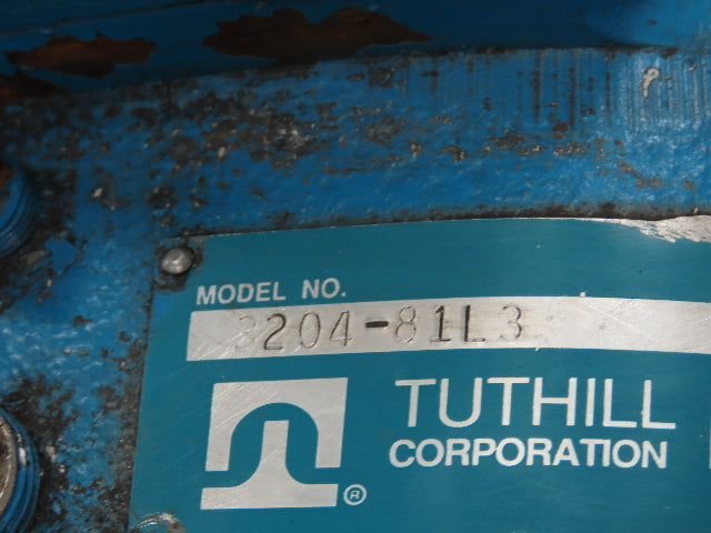 Tuthill 3204-81L3 Vacuum Pump Rotary Lobe Blower 10Hp 230/460V Motor 50 Gal Tank
