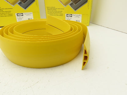 Hubbell FT2Y10 Cable Protector 1 Channel Yellow 10' Lot of 3