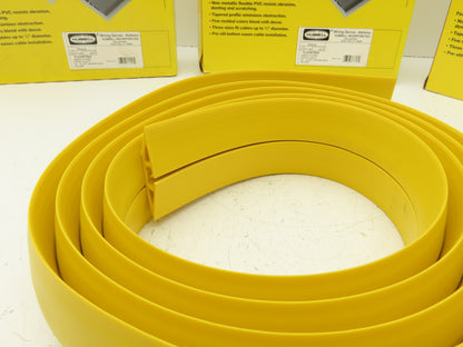 Hubbell FT2Y10 Cable Protector 1 Channel Yellow 10' Lot of 3