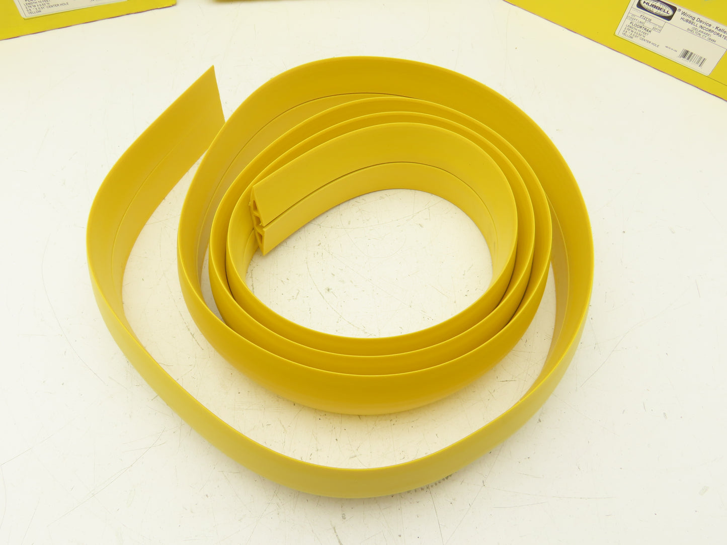Hubbell FT2Y10 Cable Protector 1 Channel Yellow 10' Lot of 3