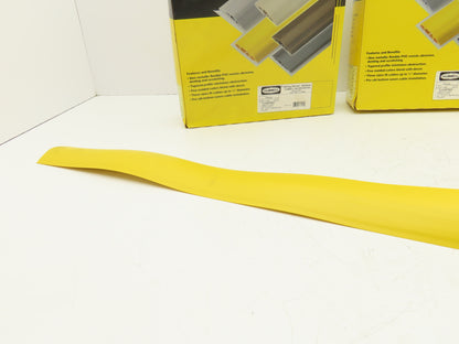 Hubbell FT2Y10 Cable Protector 1 Channel Yellow 10' Lot of 3