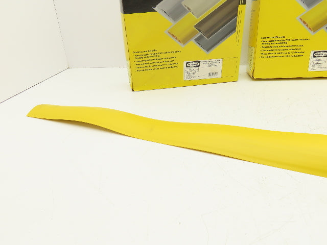 Hubbell FT2Y10 Cable Protector 1 Channel Yellow 10' Lot of 3