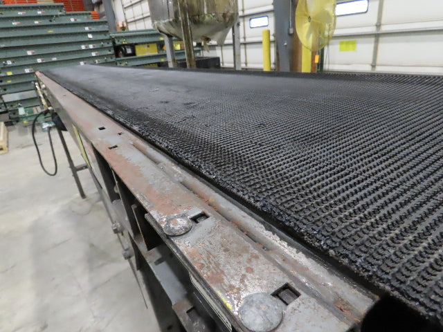 Titan 20"x 10' Slider Bed Conveyor 16" Belt .5Hp 460V 3PH End Drive 50 FPM