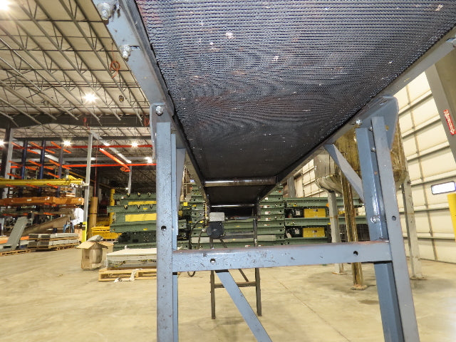 Titan 20"x 10' Slider Bed Conveyor 16" Belt .5Hp 460V 3PH End Drive 50 FPM
