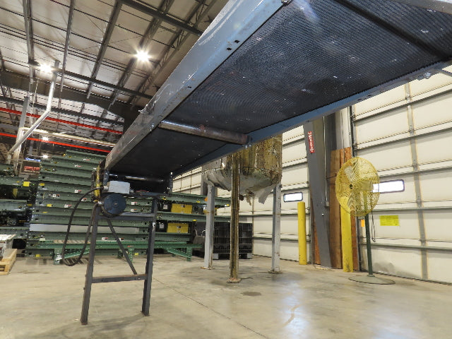Titan 20"x 10' Slider Bed Conveyor 16" Belt .5Hp 460V 3PH End Drive 50 FPM