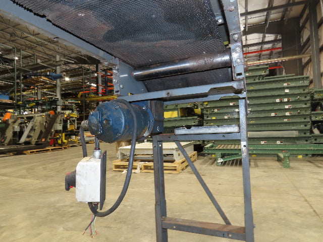 Titan 20"x 10' Slider Bed Conveyor 16" Belt .5Hp 460V 3PH End Drive 50 FPM