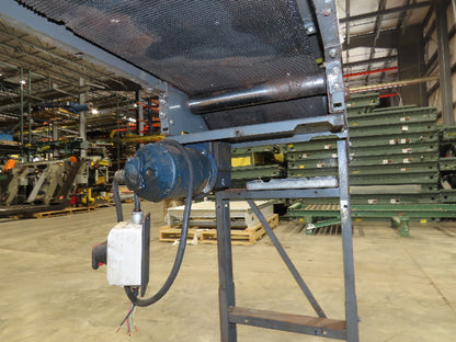 Titan 20"x 10' Slider Bed Conveyor 16" Belt .5Hp 460V 3PH End Drive 50 FPM