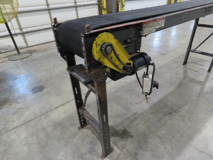 Titan 20"x 10' Slider Bed Conveyor 16" Belt .5Hp 460V 3PH End Drive 50 FPM