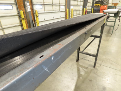 Titan 20"x 10' Slider Bed Conveyor 16" Belt .5Hp 460V 3PH End Drive 50 FPM