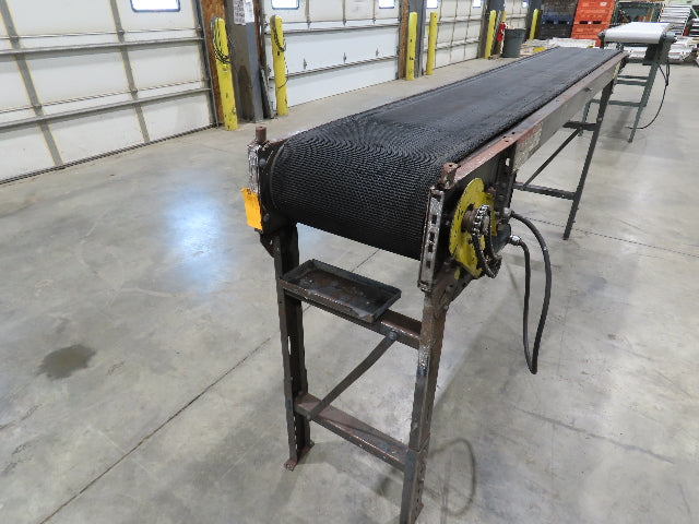 Titan 20"x 10' Slider Bed Conveyor 16" Belt .5Hp 460V 3PH End Drive 50 FPM