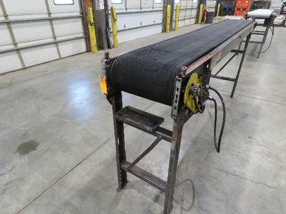 Titan 20"x 10' Slider Bed Conveyor 16" Belt .5Hp 460V 3PH End Drive 50 FPM