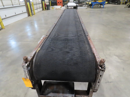 Titan 20"x 10' Slider Bed Conveyor 16" Belt .5Hp 460V 3PH End Drive 50 FPM