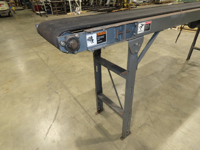 Titan 20"x 10' Slider Bed Conveyor 16" Belt .5Hp 460V 3PH End Drive 50 FPM