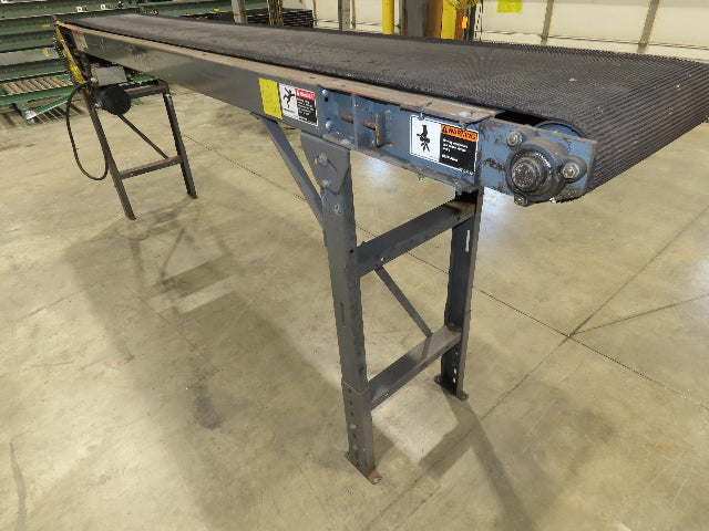 Titan 20"x 10' Slider Bed Conveyor 16" Belt .5Hp 460V 3PH End Drive 50 FPM