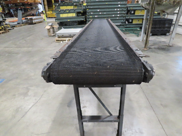 Titan 20"x 10' Slider Bed Conveyor 16" Belt .5Hp 460V 3PH End Drive 50 FPM