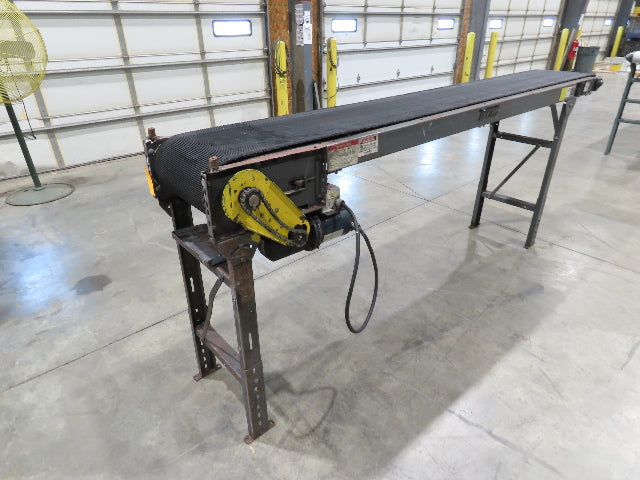 Titan 20"x 10' Slider Bed Conveyor 16" Belt .5Hp 460V 3PH End Drive 50 FPM