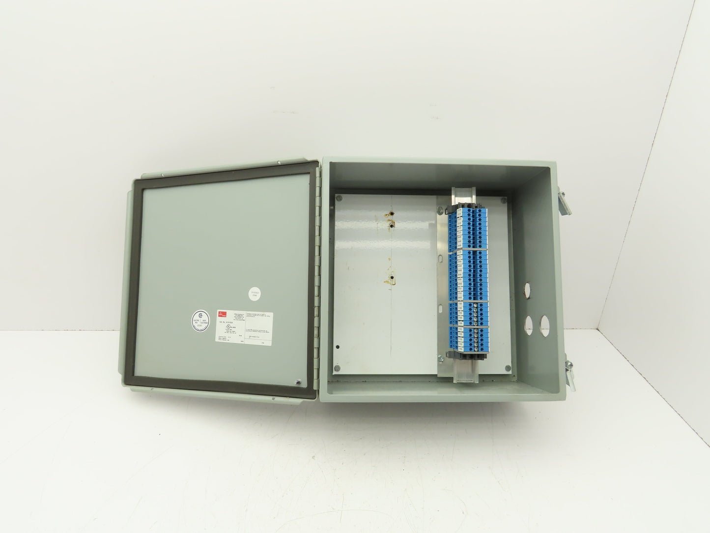 Hoffman A1212CH Electrical Enclosure Hinged 12"H x 12"W x 6" With Back Plate