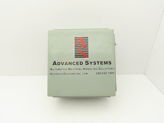 Hoffman A1212CH Electrical Enclosure Hinged 12"H x 12"W x 6" With Back Plate