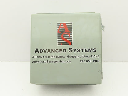 Hoffman A1212CH Electrical Enclosure Hinged 12"H x 12"W x 6" With Back Plate