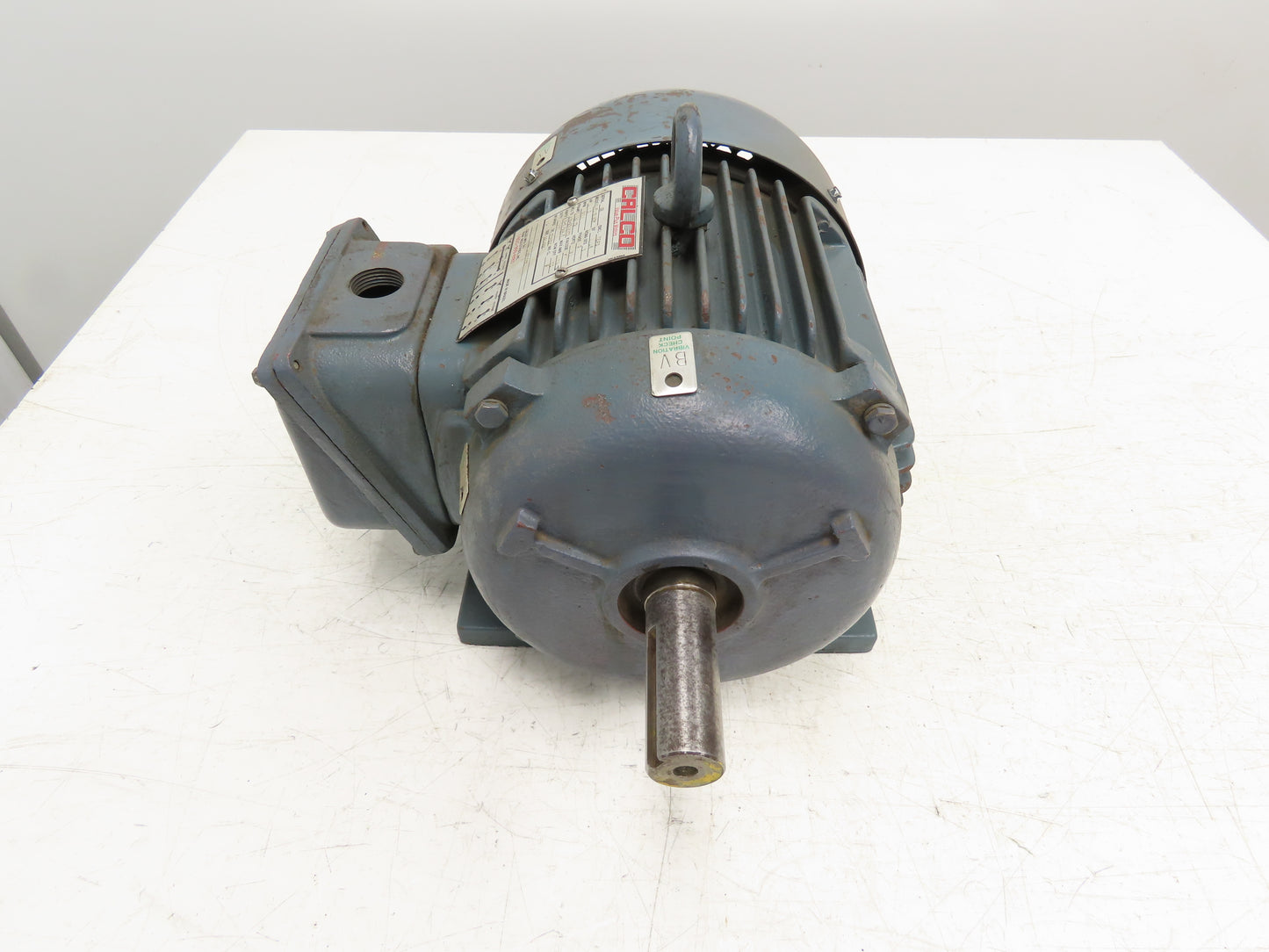 Calco 3AF10218TK Electric Motor 3HP 3510 RPM 3PH 230/460V Frame C 182 T2
