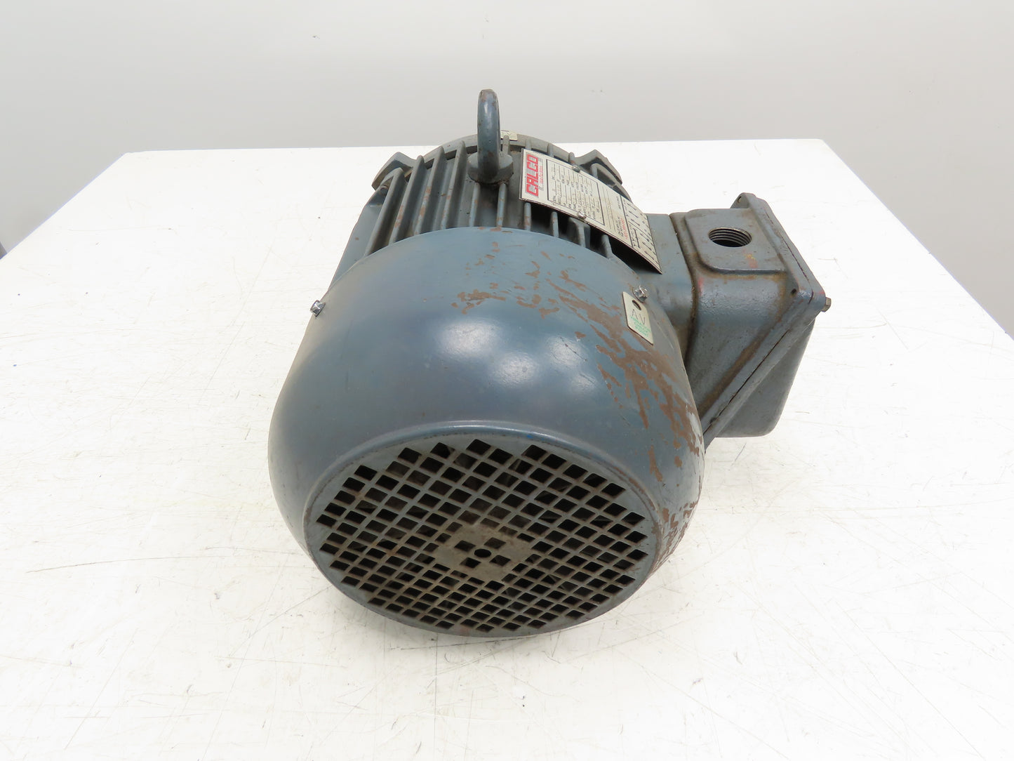 Calco 3AF10218TK Electric Motor 3HP 3510 RPM 3PH 230/460V Frame C 182 T2