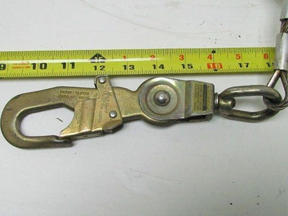 Rose Dyna-Lock 506202 Self Retracting Lanyard 10Meter Galvanized Wire Rope 400lb