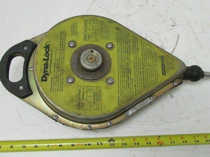 Rose Dyna-Lock 506204 Self-Retracting 50' Galv. Wire Rope Lanyard Lifeline