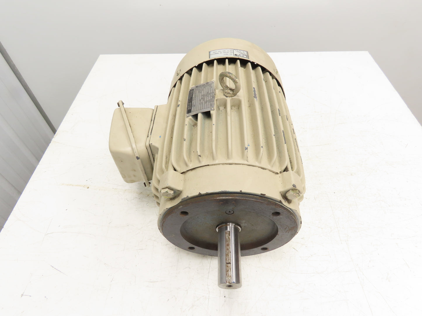 General Electric 5KE215KC205 AC Motor 10HP 1755 RPM 3PH 230/460V Frame 215TCY