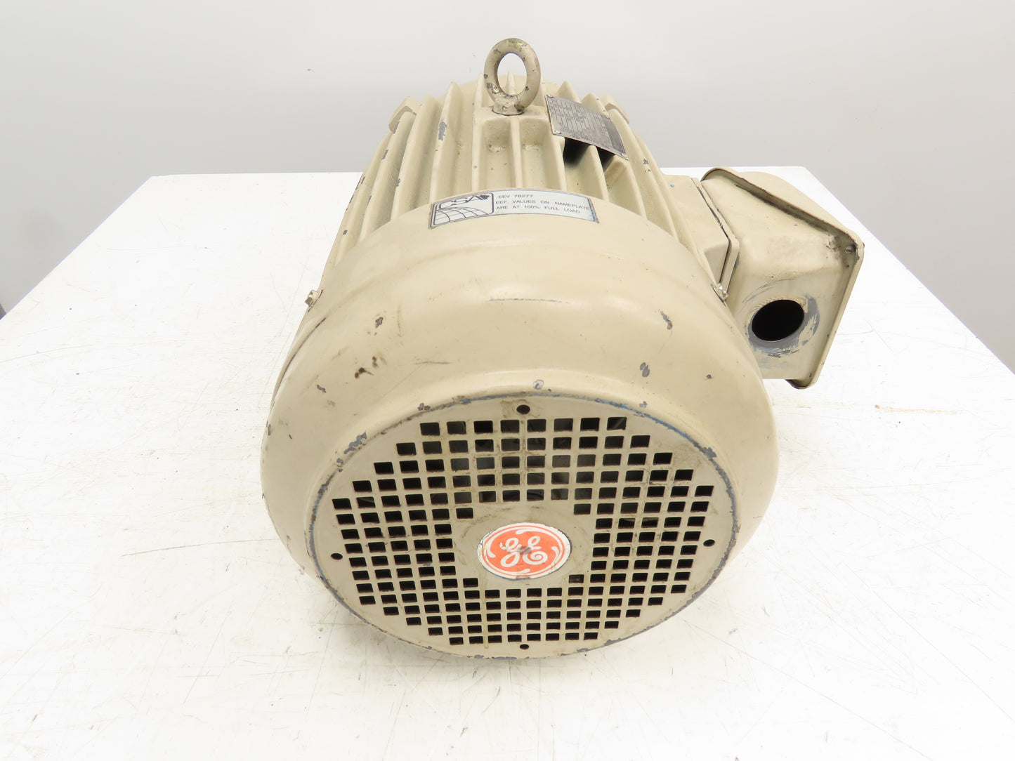 General Electric 5KE215KC205 AC Motor 10HP 1755 RPM 3PH 230/460V Frame 215TCY