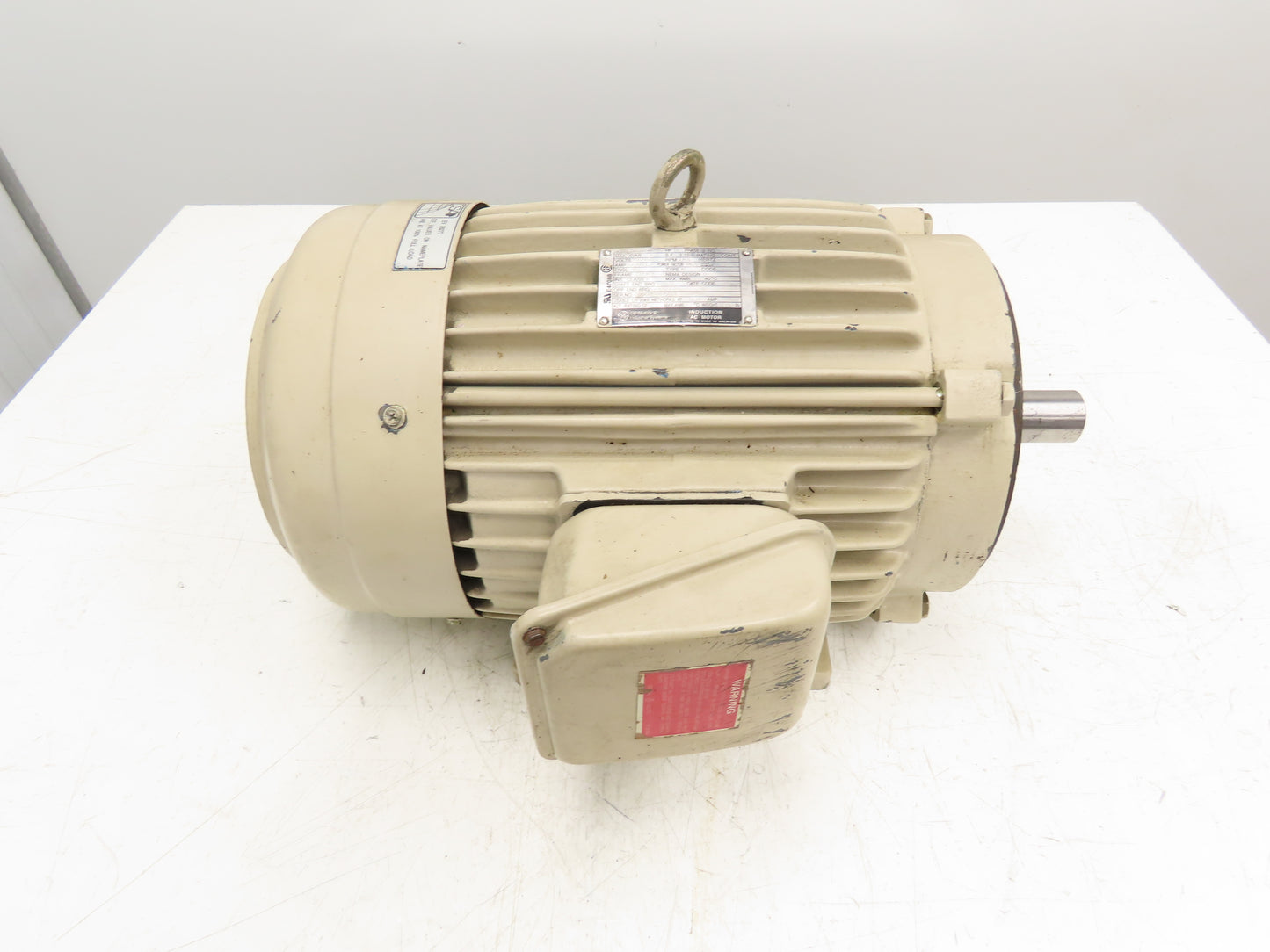 General Electric 5KE215KC205 AC Motor 10HP 1755 RPM 3PH 230/460V Frame 215TCY
