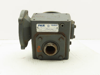 Falk 206WLOM1A Omnibox Worm Gearbox 25:1 Reducer 1Hp 70 RPM Hollow Output 56C