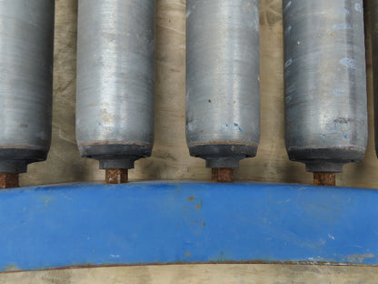 Lewco 34"x 45 Deg Gravity Roller Conveyor 31"BF SST Tapered Roller