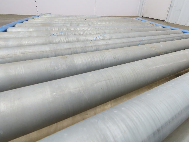 Lewco 34"x 45 Deg Gravity Roller Conveyor 31"BF SST Tapered Roller