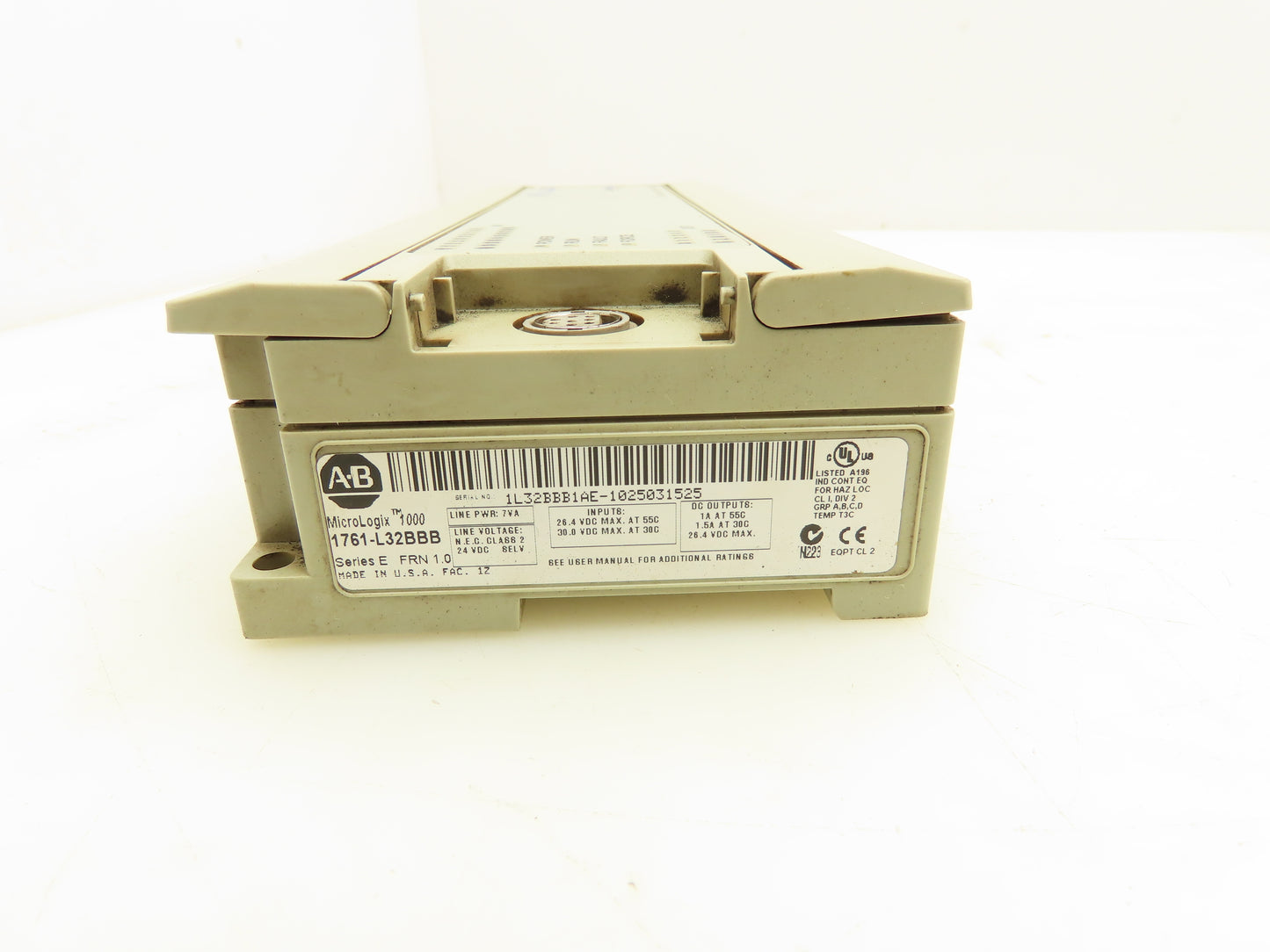 Allen Bradley 1761-L32BBB MicroLogix 1000 CPU Module 32 Point PLC Ser E FRN 1.0