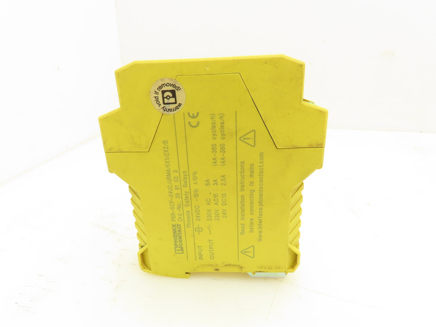 Phoenix Contact PSR-SCP-24UC/URM4/5X1/2X2/B Safety Relay 24VDC Lot of 3
