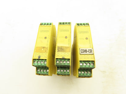 Phoenix Contact PSR-SCP-24UC/URM4/5X1/2X2/B Safety Relay 24VDC Lot of 3