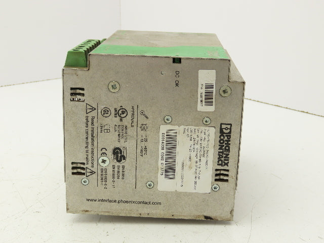 Phoenix Contact QUINT-PS-100-240AC/24VDC/20 Quint Power Supply 24VDC 20A Output