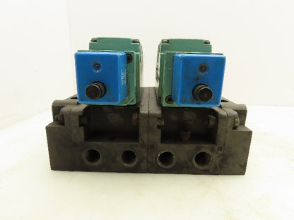 Numatics 134BB515MP00061 Directional Control Solenoid Valve Pneumatic Lot of 2