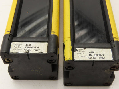 Allen Bradley T4D0900-N Guardmaster Light Curtain Receiver Transmitter 900mm Set
