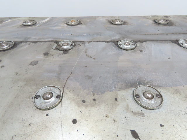 36"x 24" Steel Ball Transfer Conveyor Table 6" Ball Centers  Lot of 5 Sections