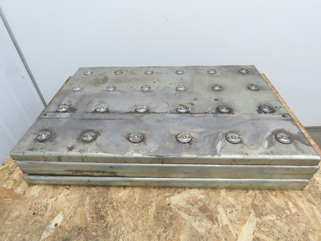 36"x 24" Steel Ball Transfer Conveyor Table 6" Ball Centers  Lot of 5 Sections