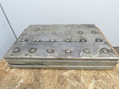 36"x 24" Steel Ball Transfer Conveyor Table 6" Ball Centers  Lot of 5 Sections