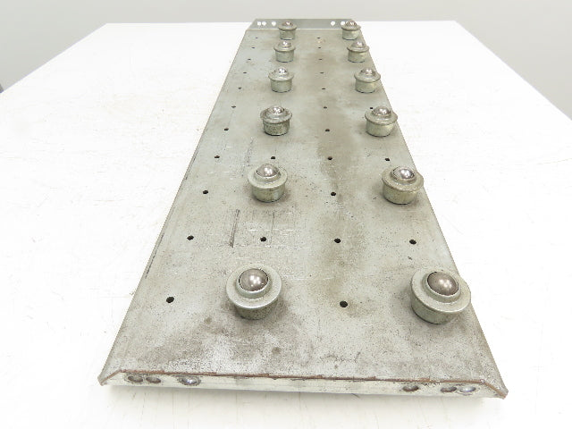 36"x12" Steel Ball Transfer Conveyor Table 3-6" Ball Centers  Lot of 10 Sections
