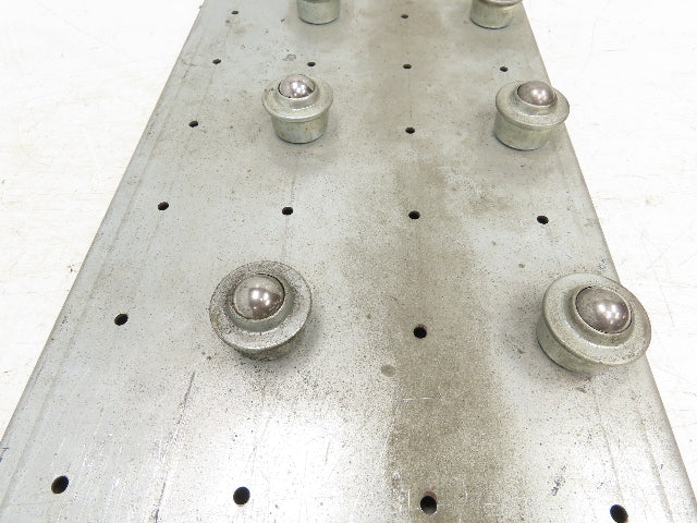 36"x12" Steel Ball Transfer Conveyor Table 3-6" Ball Centers  Lot of 10 Sections